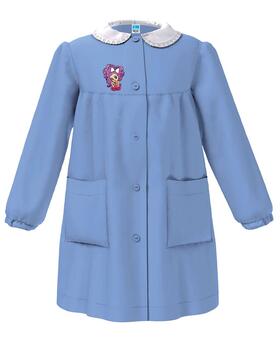 Grembiule scuola bambina Siggi Happy School 33GR4062 Ricamo ragazza 